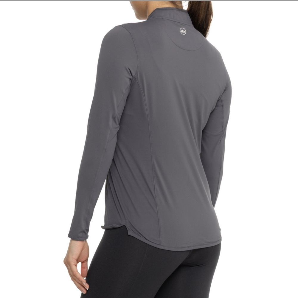 New Peter MILLAR Women's Crown Sport Lightweight Sun Shirt Gray - Picture 7 of 8